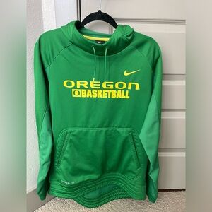 Nike Green Oregon Basketball Hoodie
